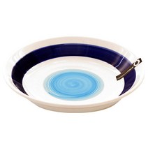 이태리 수입 시리얼 볼 스파이럴 비콜블루 21cm/그릇, 이탈리아볼 스파이럴(21cm/비콜블루)