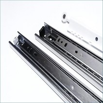 나래장식 2단 3단 서랍 철 백색레일, 2단볼레일(날개형) 400mm