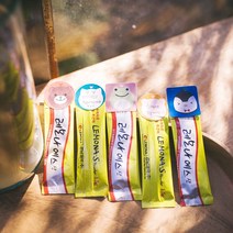 후아미 동물 DIY 레모나 세트 흰색 모조지 포토스티커, 동그라미