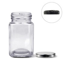 MIR [유리병]MIR-사각잼300ml, 1개