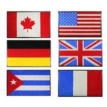 월드그린 국기매트 60x85 패브릭발매트/주방매트, 캐나다 60x85