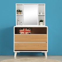 세레브 3자3단 화장대, 화이트오크