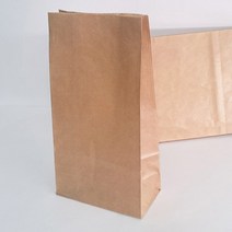 에코팩 스트라이프 크라프트 각대봉투 중형, 100장