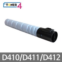 신도리코 고품질토너사용 대용량 D410 D411 D412 비정품토너, MP D412 파랑, 1개