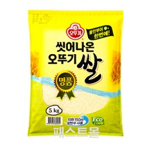 오뚜기 씻어나온 명품 오뚜기 쌀, 5kg, 1개, 1개