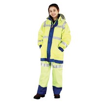 안전우의-상하의 AJN-20091 경찰우의 형광우의 우의 우비 비옷, 02-안전우의 AJN-20091-오렌지