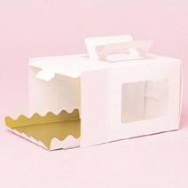 쿡앤베이크 케익박스 미니 무지창