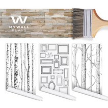 마이월플레이즈 접착식벽지 모던월페이퍼 조각뮤럴벽지, 악세사리 FW161219