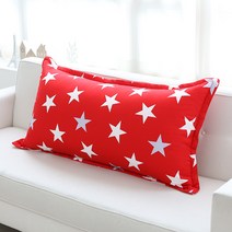 한성실업 대쿠션 등쿠션 헤드쿠션 모음 커버, 01)스타커버_01_레드