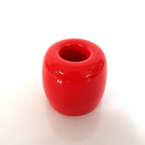 심플 도자기 칫솔꽂이 오색컬러 홈인테리어 칫솔꽂이, 칫솔꽂이(레드), 1개
