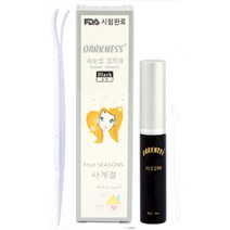 다크니스 속눈썹 접착제, 검은색, 1개, 1개