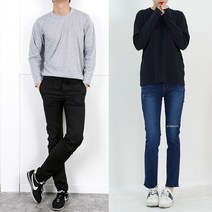 티셔츠공장 코마사 20수 긴팔 라운드 티셔츠