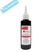 핀프린터 HP 오피스젯 프로 호완용 리필 염료잉크, 빨강염료 100ml, 1개
