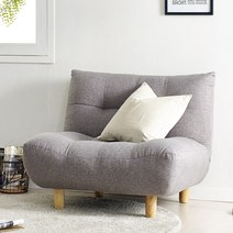 보니애가구 타미 1인용 패브릭 소파, 그레이
