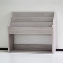 양지가구 전면책꽂이 3단 DIY 책장, 전면책꽂이3단800 워시