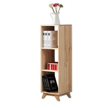 보네르스토리 슬림 3단오픈장 책꽂이 책장, 네츄럴