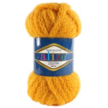 알리제 컨트리 뜨개질 실, Dark Yellow, 1개