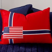 웰베딩 유니언잭 베개커버