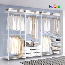 휴센 갤럭시 3130B 드레스룸 옷장 행거, 갤럭시 3130B(화이트)
