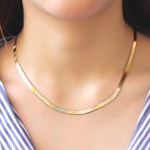 14k/18k 뱀줄 스네이크 목걸이 3.8mm