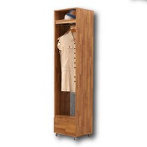 [방친구] 라떼 서랍형 | 바니 전신거울 행거 수도권, 03_라떼 서랍하나 행거 멀바우f