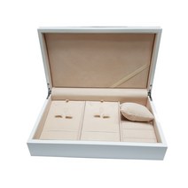 화이트 하이그로시 예물 선물케이스 2P 보석함 b0301