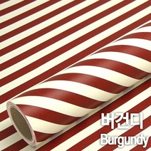 제일포장 사선 종이롤포장지, 1개, 버건디