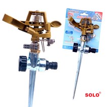 스프링쿨러 스파이크식 360도 회전 280mm 아연특수강 분사기 분사각 각도 조절 고정식 과수 물 분무기 물분사기 스파이크 스프링클러 식물 원예 잔디 정원 조절 텃밭 헤드 회전식