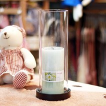 촛대 바람막이 홀더(대 중 소), 유리 바람막이(중)