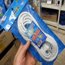 코텍 파워코드 5호 전기 파워선 전기선 연결선 코드, 1개