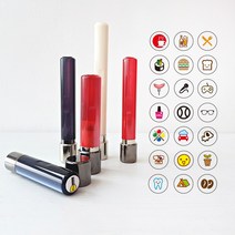 퍼니맨 S-C1 쿠폰도장 스탬프, (8mm)가옥네이비-폰트A, 청보라잉크