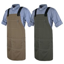 팀복 옥스포드H형앞치마 식당앞치마 카페앞치마 주방복 서빙복 유니폼 단체복 앞치마, 카키그레이