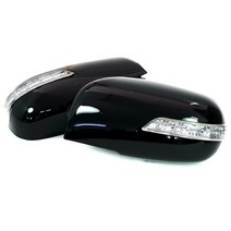 그랜져TG 08년이후 - 1WAY 카비 LED 사이드미러 백미러 커버, 화이트크리스탈 AJ