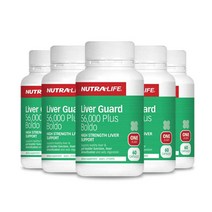 뉴트라라이프 리버가드 56 000mg 플러스 볼도 60캡슐 5통 / Nutralife Liver Guard 56000 Plus boldo, 56000mg, 5개