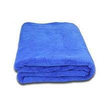 차량용 극세사 셀프 세차타올 블루 30X70 (24g/80g), 1개