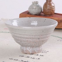 분청 이도 다완