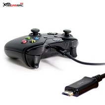 XBOX ONE S 겜맥 무선 컨트롤러 마이크로 5핀 충전 케이블 3m, 마이크로5핀케이블-3m (PC연결용)