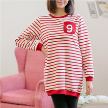 마더라이크 F.기모면9수유티 - 겨울 외출용 수유복