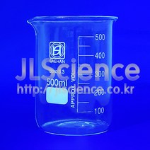 [JLS] [5ml일회용스포이드 SH강화유리삼각플라스크 SH강화유리비커] [실험재료], 1개, 2. 비이커 1000ml