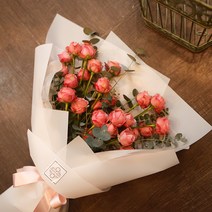 [피오니페페] 25송이 예쁜 자나장미 생화 꽃다발, 50송이 꽃다발(25송이 추가)