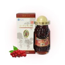 오렌지나무 명절선물_제주 탐라 하르방 차 선물 (한라봉차 오미자차) | 유리병 설날선물세트, 1개, 02.하르방 오미자차600g