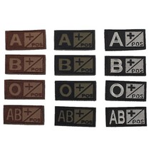 어진무역상사 혈액형 패치, 8) 카키 AB형, 1개