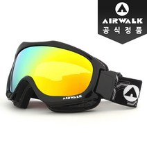 에어워크 정품 스키보드 고글 안경겸용 AW-2400S BKBL, AW-2400S BKGD