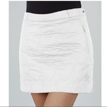 BMU NU8 하트 퀄팅 누비 패딩 겨울 치마바지 큐롯 여성골프치마