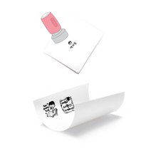 키즈네임 309.하니 북&의류 스탬프, 4.의류스탬프 전용 스티커, 의류_검정