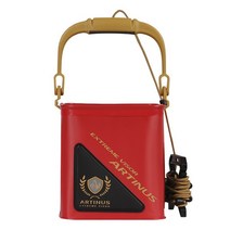 [아티누스] AB-955 낚시용 사각 두레박, 레드