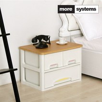 모아시스템즈 우드 베이비 수납장 2단 트윈1일반1단 플라스틱서랍장