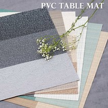 가엔가 심플 모던한 주방 테이블 식탁매트, 브라운-BABL03, 45 X 30 CM