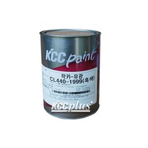 KCC 락카페인트 CL440 1L 목재 및 철재 겸용 상도 속건페인트 유광 무광, 백색(무.광)