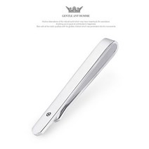 젠틀안트 명품 타이바 남자넥타이핀 민자라운드큐빅 GR07-1D713 실버